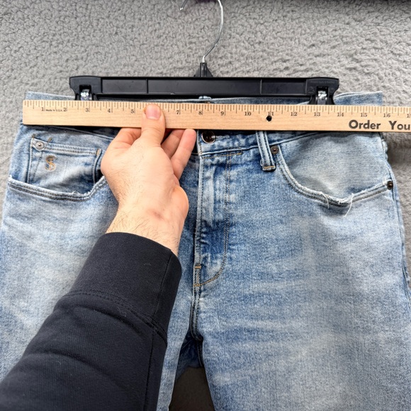 Todd Snyder Straight Fit Selvedge Light Washed Denim Jeans Size Men's 31 x 32 - Picture 4 of 15